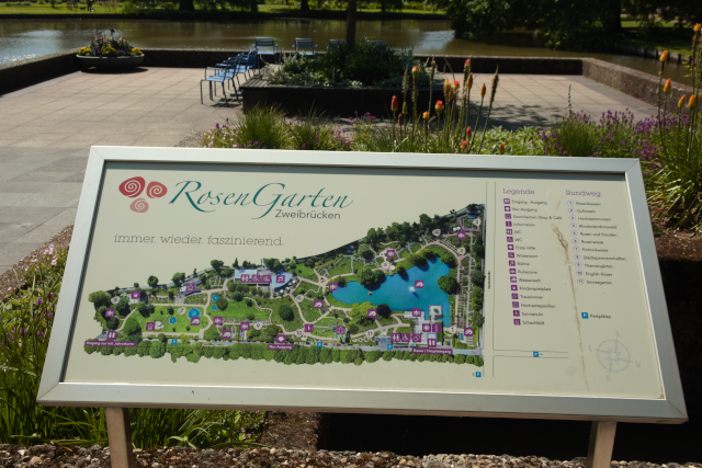 plan of the garden